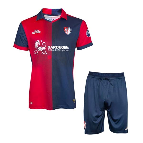 Camiseta Cagliari Calcio Primera Niño 2023/2024